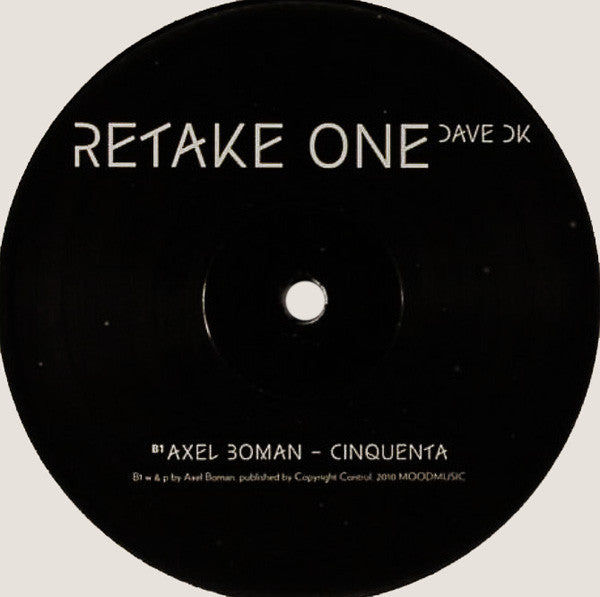 Dave DK : Retake One (12", Smplr)