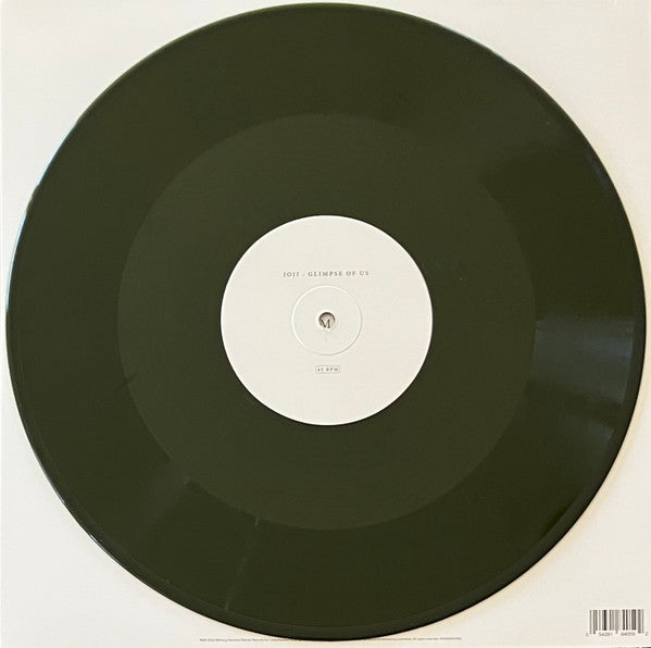 Joji : Glimpse Of Us (12", S/Sided, Single, Etch, Ltd, Gre)