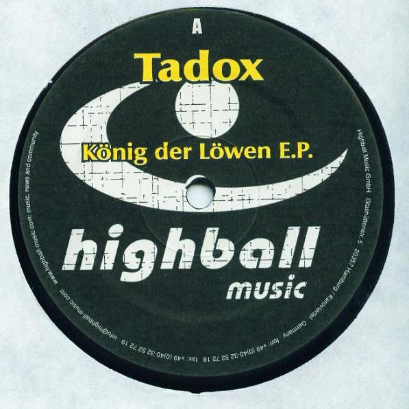 Tadox : König Der Löwen E.P. (12", EP)