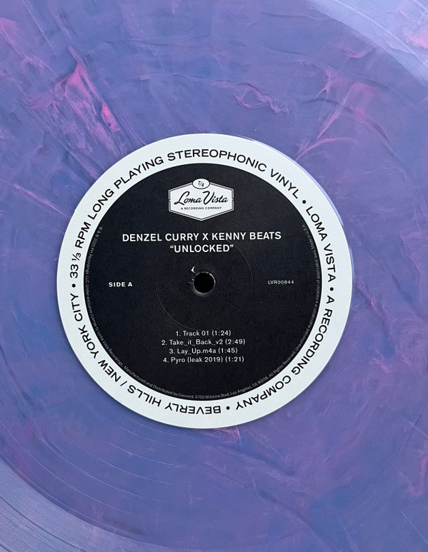 Denzel Curry X Kenny Beats : Unlocked (12", EP, Ltd, Pur)