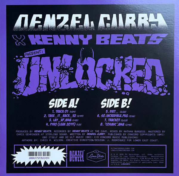 Denzel Curry X Kenny Beats : Unlocked (12", EP, Ltd, Pur)