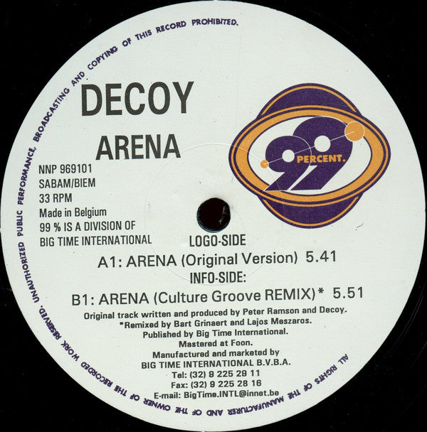 Decoy : Arena (12")