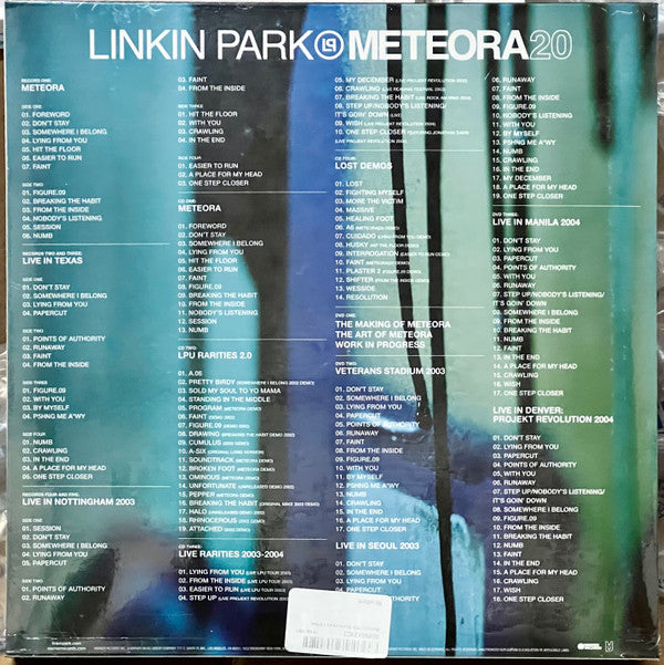 Linkin Park : Meteora (Box, Dlx, Ltd, 20t + LP, Album, RE + 2xLP, Album, )