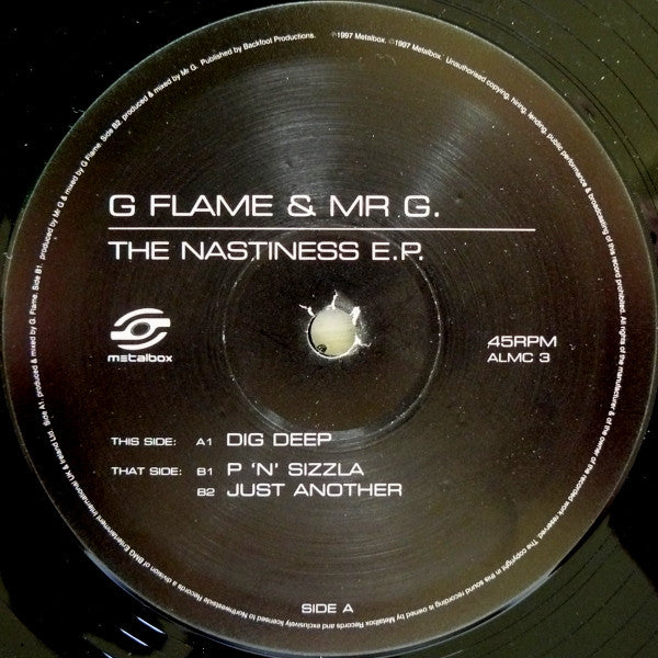 G Flame & Mr. G : The Nastiness E.P. (12", EP)