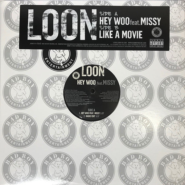 Loon : Hey Woo (12", Promo)