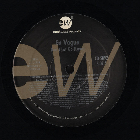 En Vogue : Don't Let Go (Love) (12", Single, Promo)