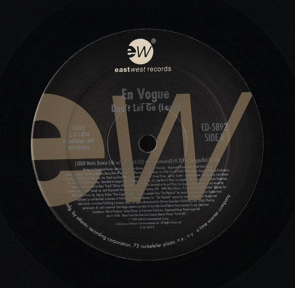 En Vogue : Don't Let Go (Love) (12", Single, Promo)