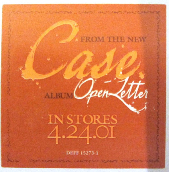 Case : Open Letter (12", Promo, Smplr)