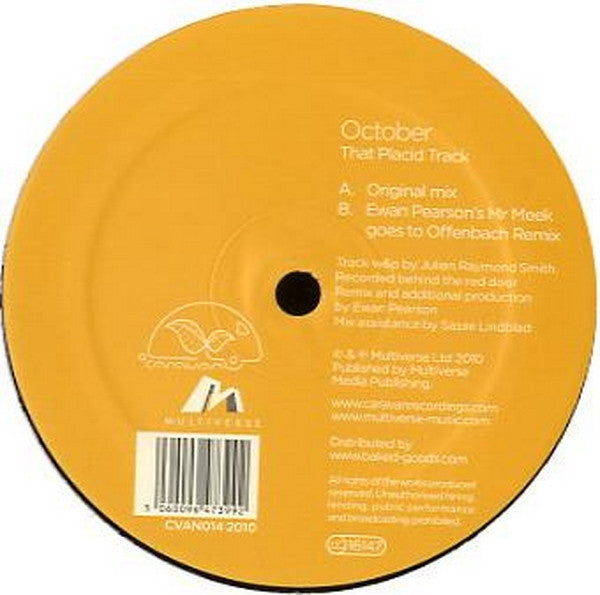 October : That Placid Track (12")