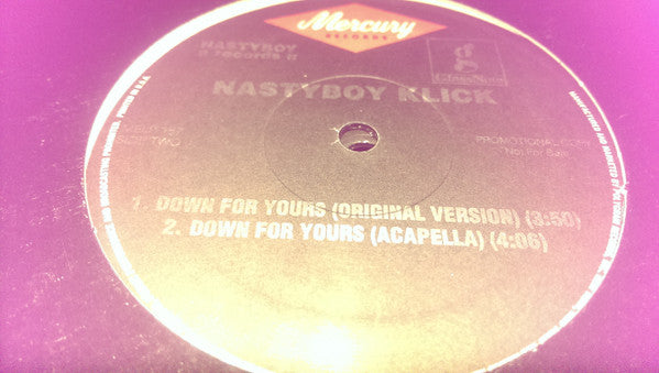 Nastyboy Klick : Down For Yours (12", Promo)