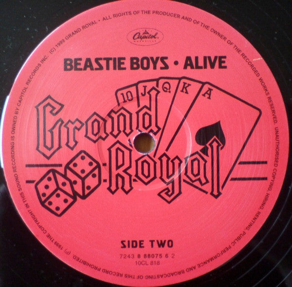 Beastie Boys : Alive (10", Single)