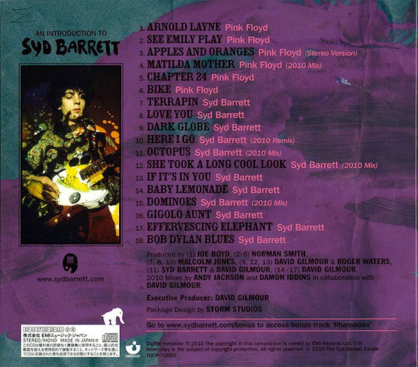 Syd Barrett : An Introduction To Syd Barrett (CD, Comp, Mono, RM)