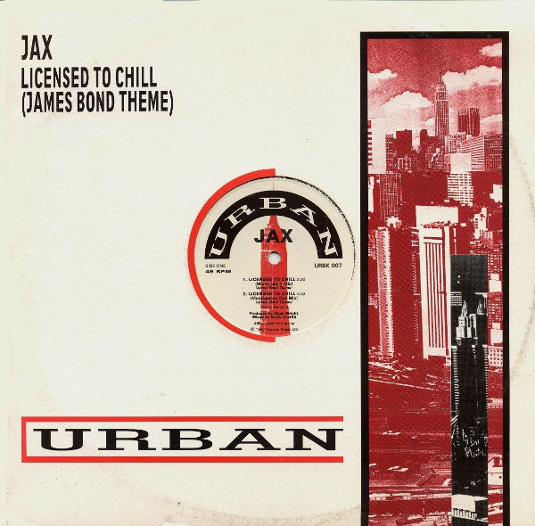 JAX (8) : Licensed To Chill (James Bond Theme) (12")