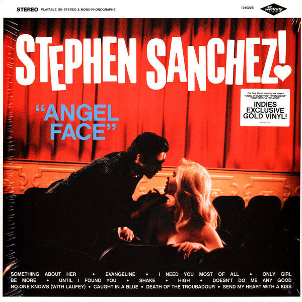 Stephen Sanchez : Angel Face (12", Album, Ltd, Gol)