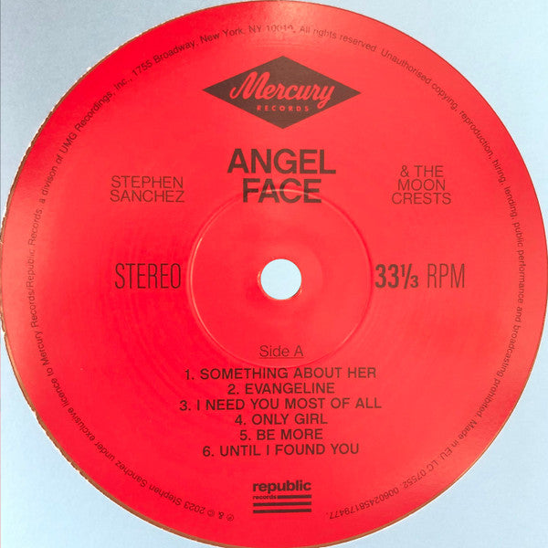 Stephen Sanchez : Angel Face (12", Album, Ltd, Gol)