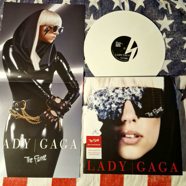 Lady Gaga : The Fame (2xLP, Album, RE, Whi)