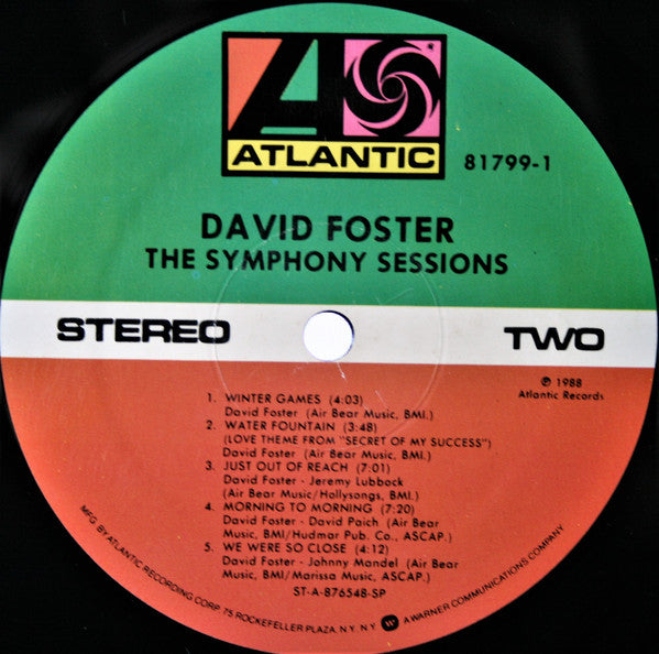 David Foster : The Symphony Sessions (LP, Album)