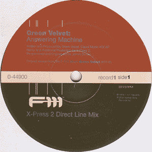 Green Velvet : Answering Machine (2x12")