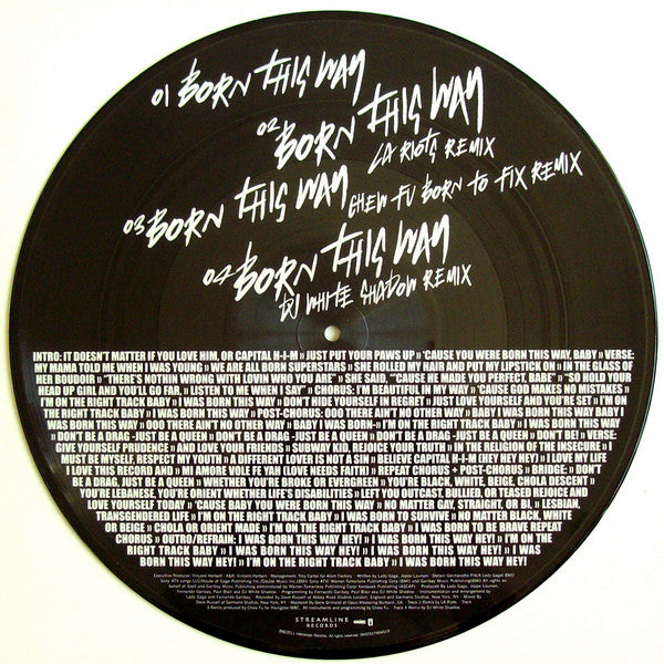 Lady Gaga : Born This Way (12", Single, Pic)