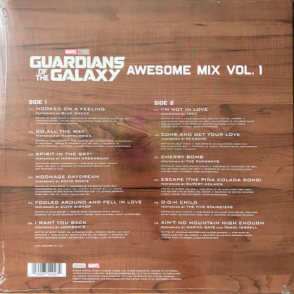 Various : Guardians Of The Galaxy Awesome Mix Vol. 1 (LP, Comp, RE, Dus)