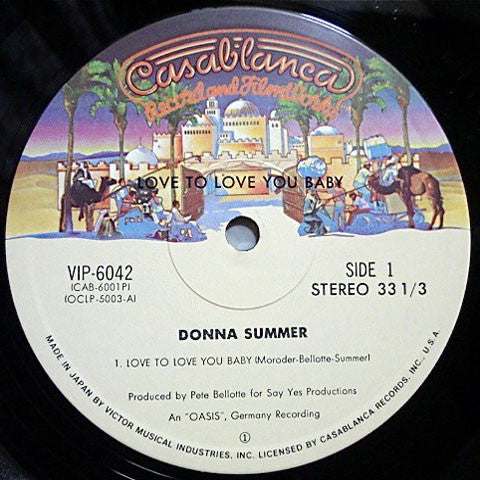 Donna Summer : Love To Love You Baby (LP, Album, RE)