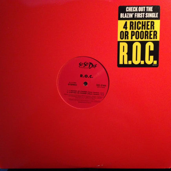 R.O.C. : 4 Richer Or Poorer (12", Promo)