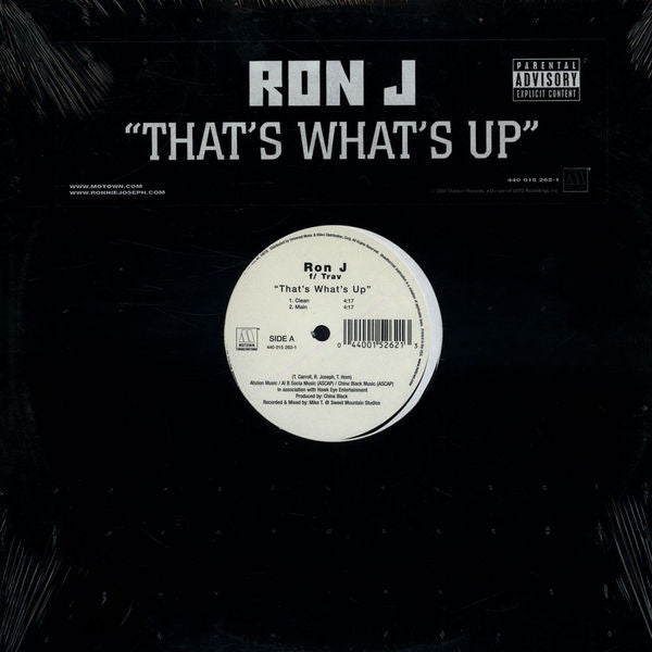 Ron J : That's What's Up (12")