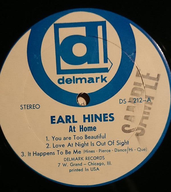 Earl Hines : At Home (LP, Album)