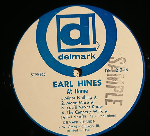 Earl Hines : At Home (LP, Album)