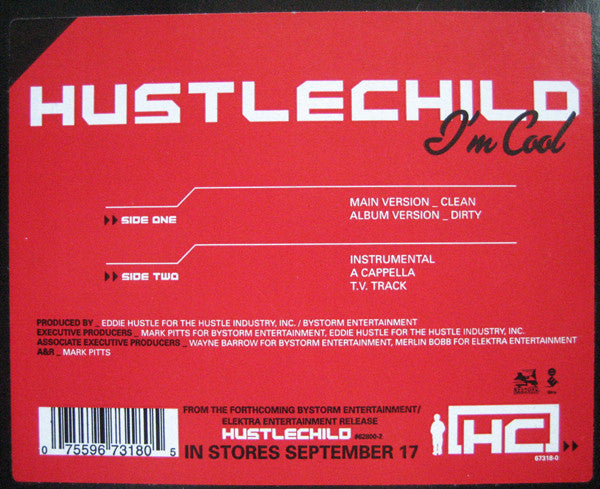 Hustlechild : I'm Cool (12")