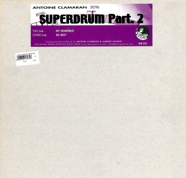 Antoine Clamaran : Superdrum Part. 2 (12")