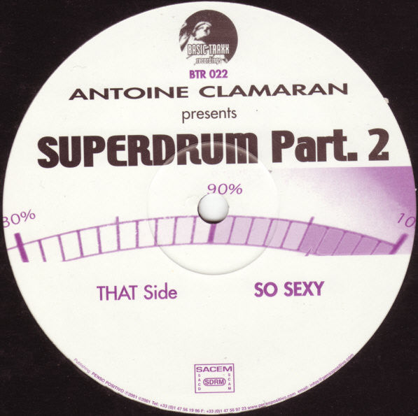 Antoine Clamaran : Superdrum Part. 2 (12")