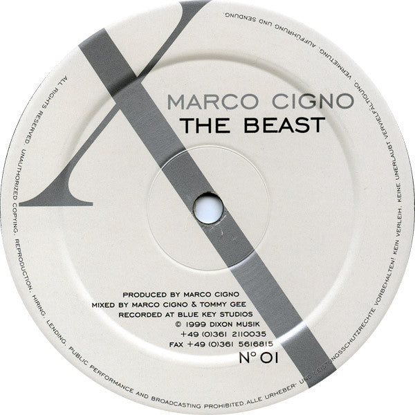 Marco Cigno : The Beast (12")