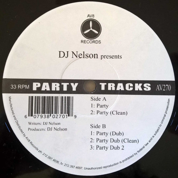 DJ Nelson (6) : Party (12")