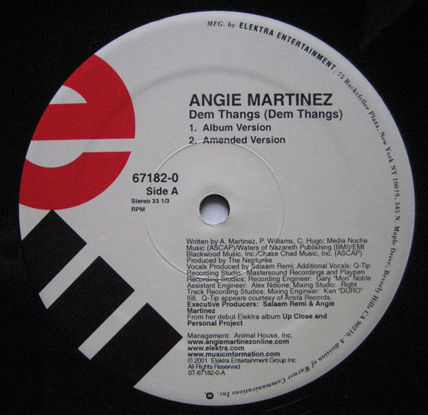 Angie Martinez : Dem Thangs (12")