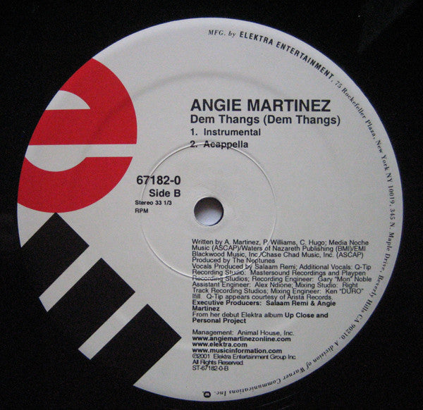 Angie Martinez : Dem Thangs (12")