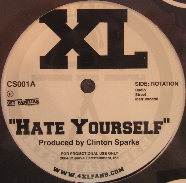 XL (31) : Hate Yourself (12", Promo)