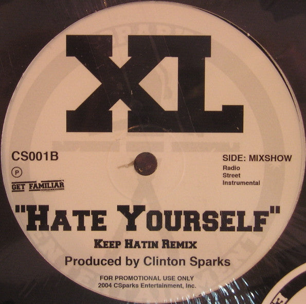 XL (31) : Hate Yourself (12", Promo)