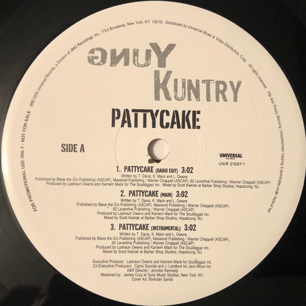 Yung Kuntry : Pattycake / I'm Official (12")