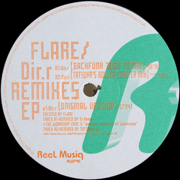 Flare : Dir.r Remixes EP (12", EP)