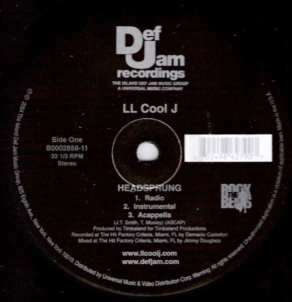 LL Cool J : Headsprung (12")