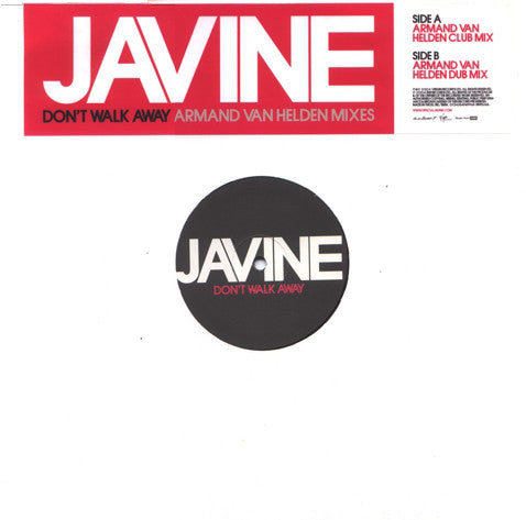 Javine : Don't Walk Away (Armand Van Helden Mixes) (12", Single, Promo)