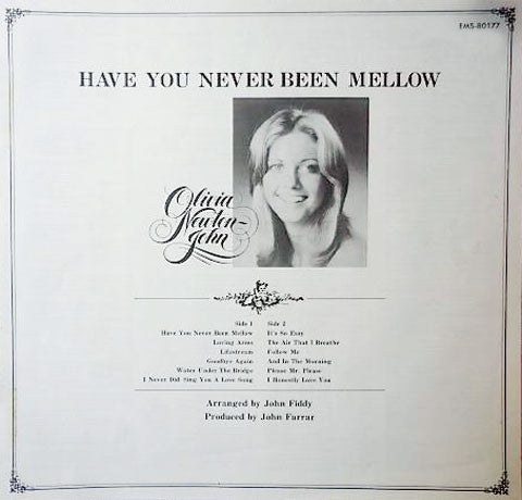 Olivia Newton-John : Have You Never Been Mellow (LP, Album)