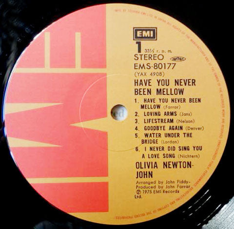 Olivia Newton-John : Have You Never Been Mellow (LP, Album)