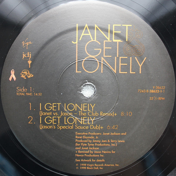 Janet Jackson : I Get Lonely (12")