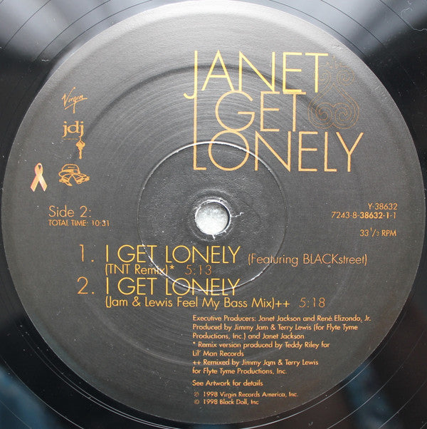 Janet Jackson : I Get Lonely (12")