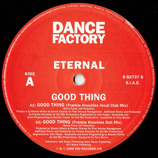 Eternal (2) : Good Thing (12")