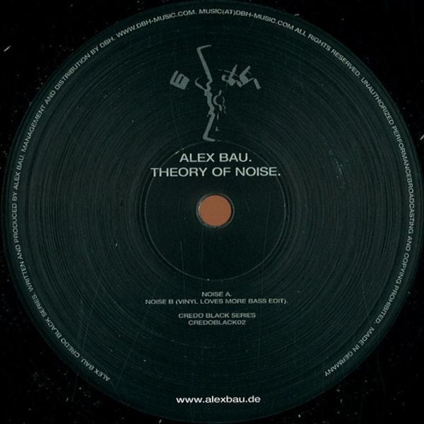 Alex Bau : Theory Of Noise (12")