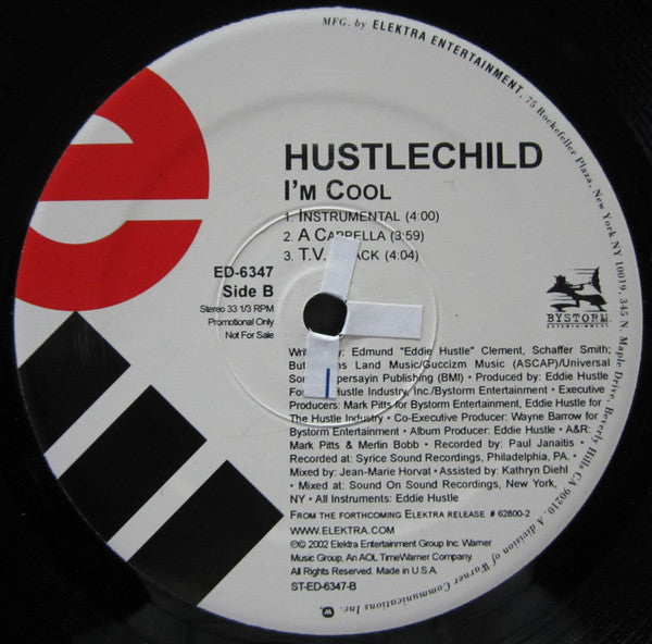 Hustlechild : I'm Cool (12", Promo)