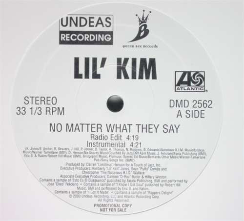 Lil' Kim : No Matter What They Say (12", Promo)